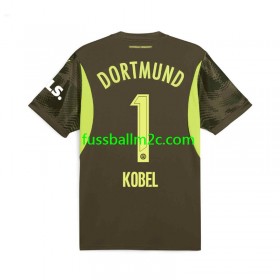 Fußballtrikots Borussia Dortmund Gregor Kobel 1 Torwart Auswärts Trikotsatz 2024-2025